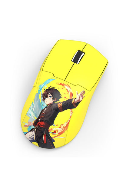 REDRAGON - Redragon M918AKB K1ng Max Yellow Cartoon Ultra-Light Tri-Mode Gaming Mouse - yellow