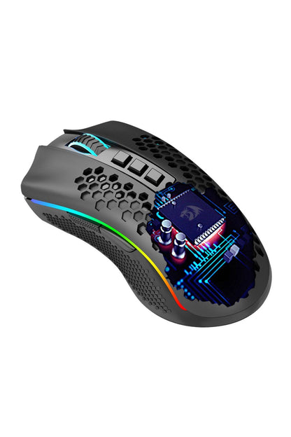 REDRAGON - Redragon M808-KS Storm Pro Black Dual-Mode Wireless RGB Gaming Mouse - black