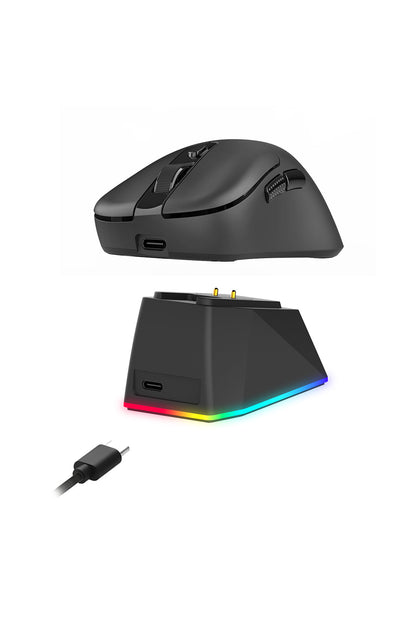 REDRAGON - Redragon M998-ULT Ebony Dual 8K Mouse - black