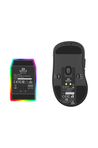 REDRAGON - Redragon M998-ULT Ebony Dual 8K Mouse - black