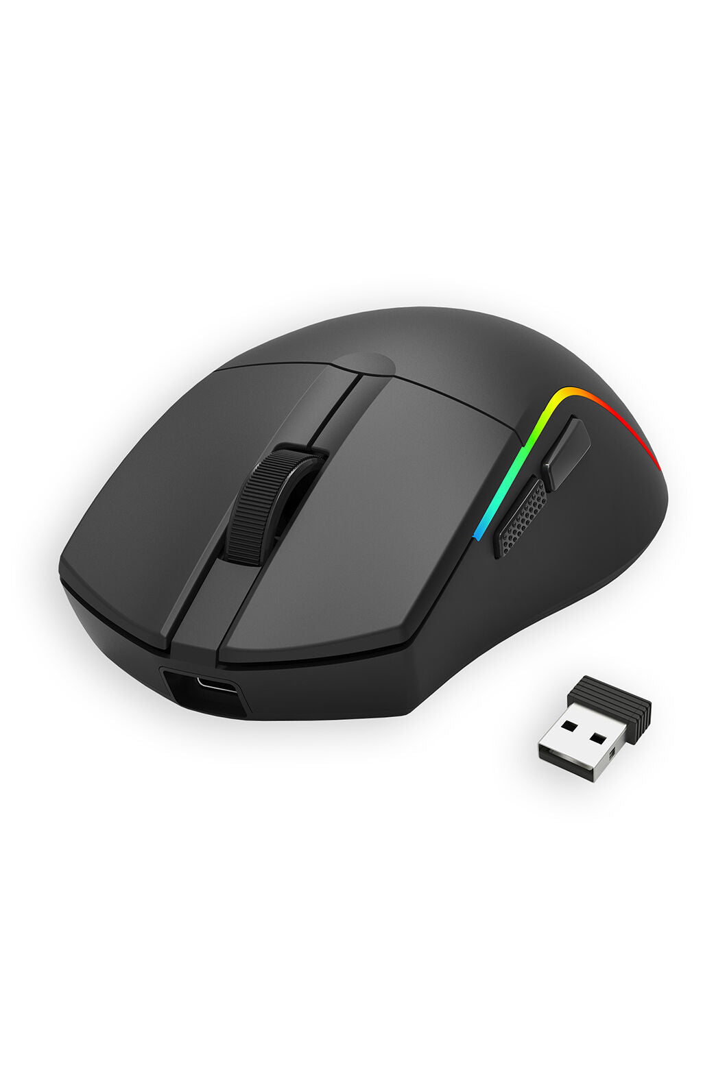 REDRAGON - Redragon M816-STD Deicide Black Ultra-Light Tri-Mode RGB Gaming Mouse - black