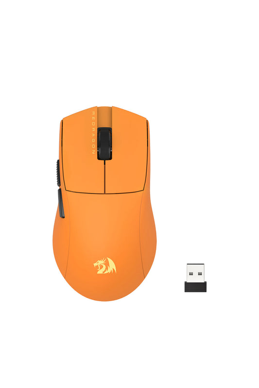REDRAGON - Redragon M916OB-ULT K1ng Pro Orange 8K Hz Ultra-Light Tri-Mode Gaming Mouse - orange
