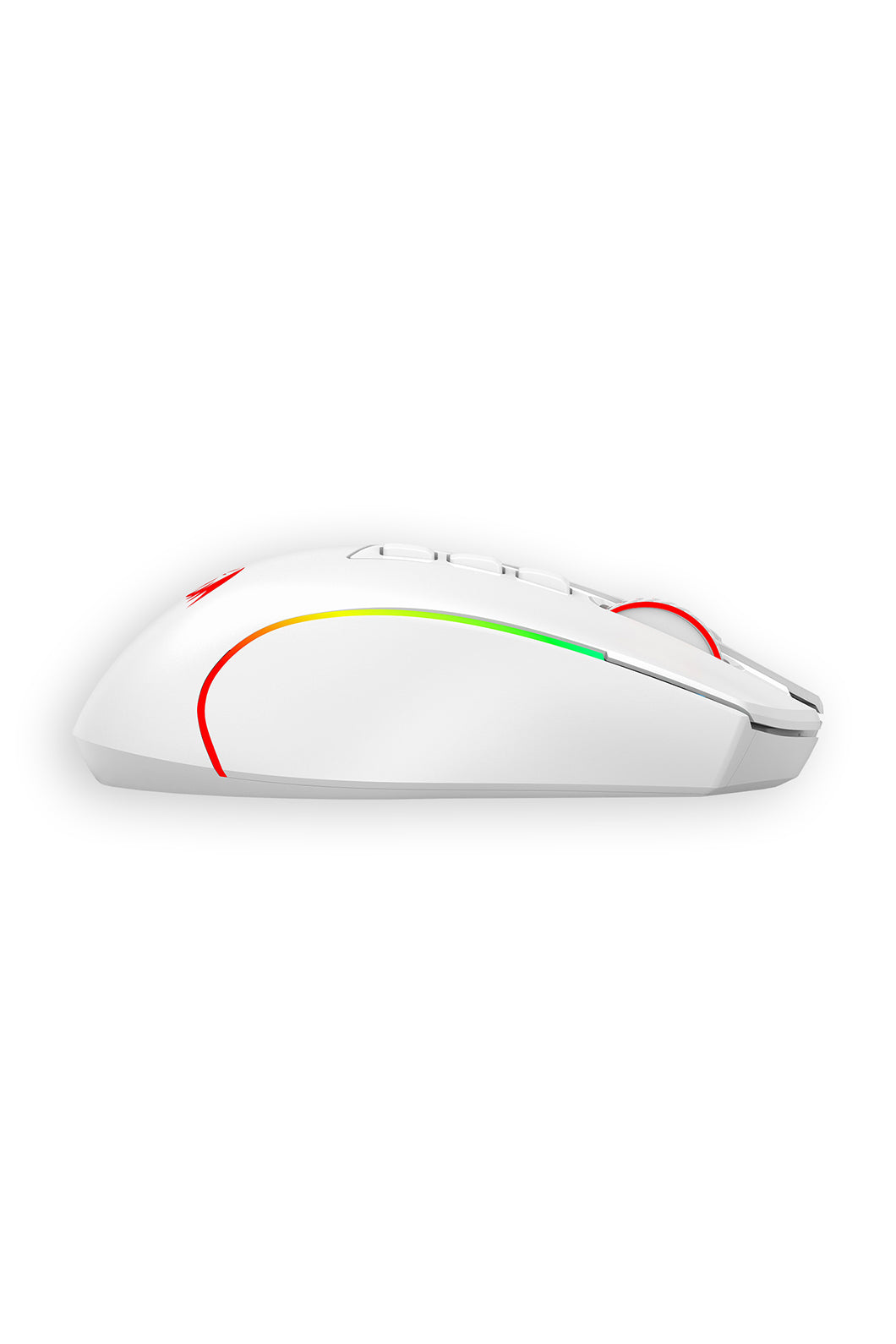 REDRAGON - Redragon M612W-PRO Predator White Tri-Mode Wireless RGB Gaming Mouse - white