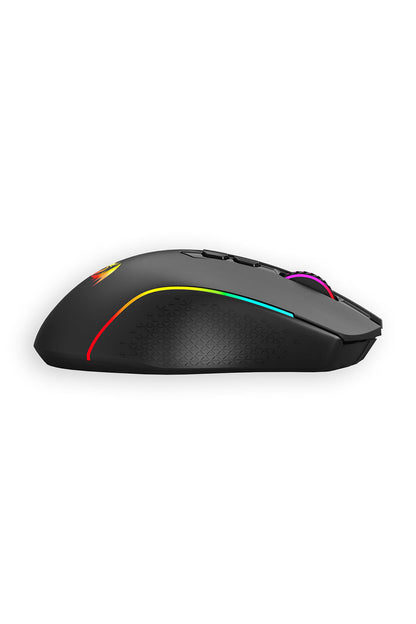 REDRAGON - Redragon M810RGB-MAX Taipan Black Tri-Mode Wireless Gaming Mouse - black