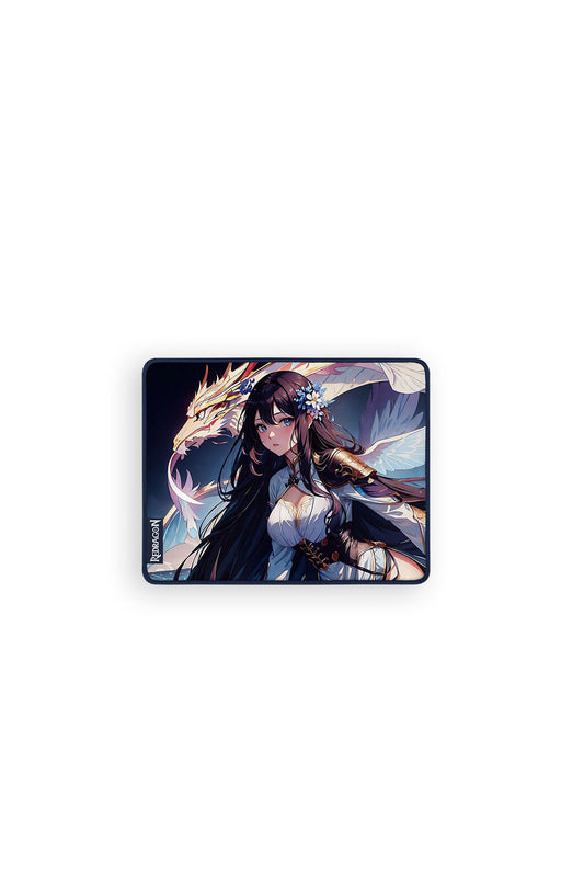 REDRAGON - Redragon P046 S Aki S Black Small Waterproof Stitched Edge Gaming Mouse Pad - black