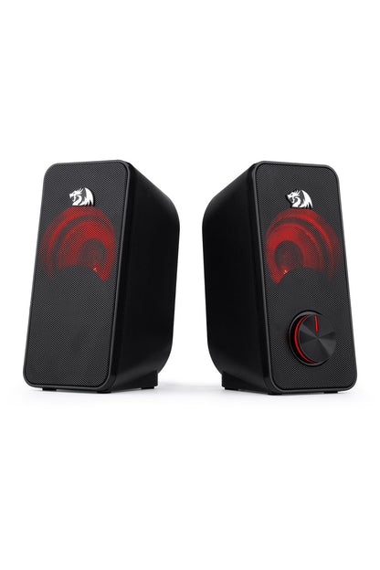 REDRAGON - Redragon GS500 Stentor Black Desktop Stereo Gaming Speakers - black