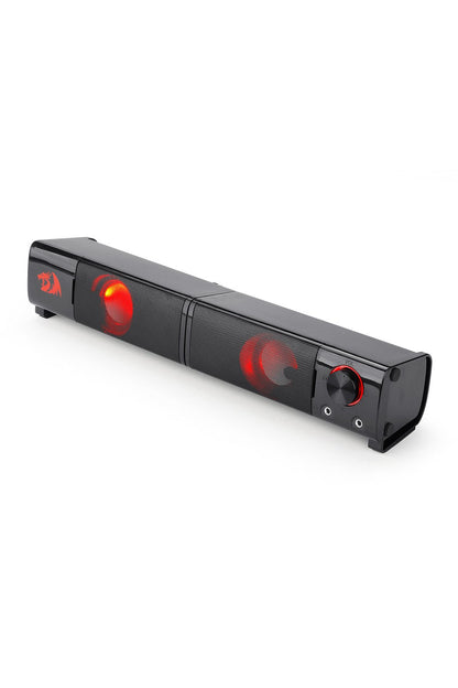 REDRAGON - Redragon GS550 Orpheus Black Compact Stereo Sound Bar Speaker - black