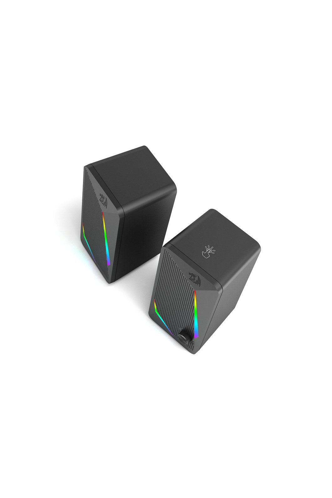 REDRAGON - Redragon GS510 Waltz Black Compact RGB Desktop Gaming Speakers - black