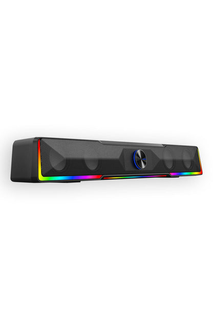 REDRAGON - Redragon GS516 Catnonn Black Extra-Wide RGB Bluetooth Sound Bar Speaker - black