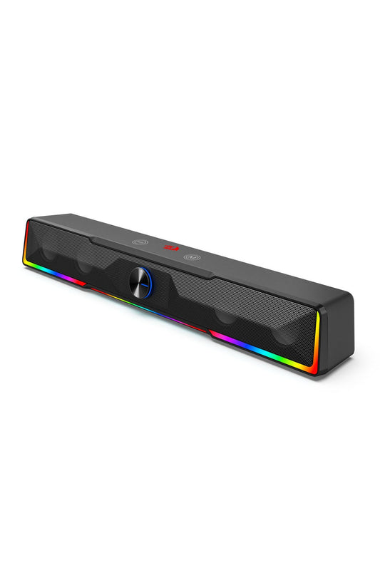 REDRAGON - Redragon GS516 Catnonn Black Extra-Wide RGB Bluetooth Sound Bar Speaker - black