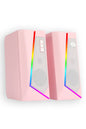 REDRAGON - Redragon GS520P Anvil Pink Vertical RGB Touch Control Desktop Speaker - pink