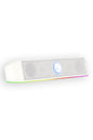 REDRAGON - Redragon GS560W Adiemus White Compact RGB Enhanced Bass Sound Bar Speaker - white