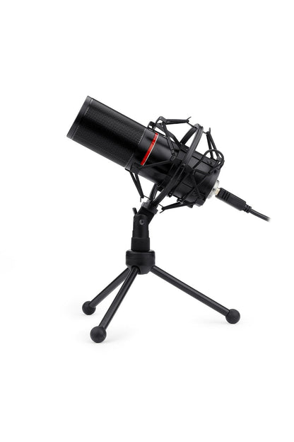 REDRAGON - Redragon GM300 Blazar Black USB Cardioid Condenser Microphone - black