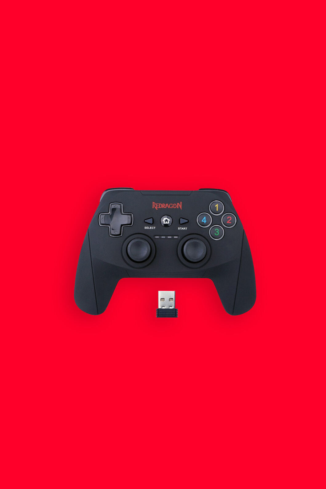 REDRAGON - G808 Harrow USB Gamepad - black
