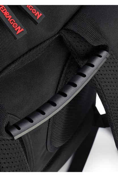 REDRAGON - Redragon GB-94 Black Waterproof Multi-Compartment Laptop Backpack - black